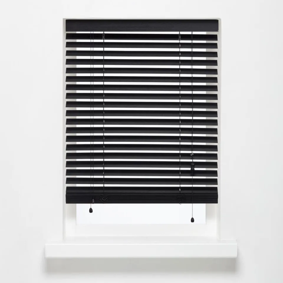 Kwantum Bamboe Jaloezie Jax Zwart 180x175 Cm