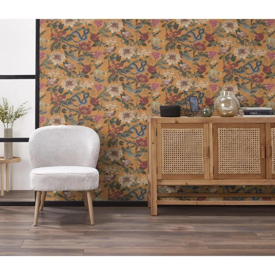 Kwantum Behang Angela Oker