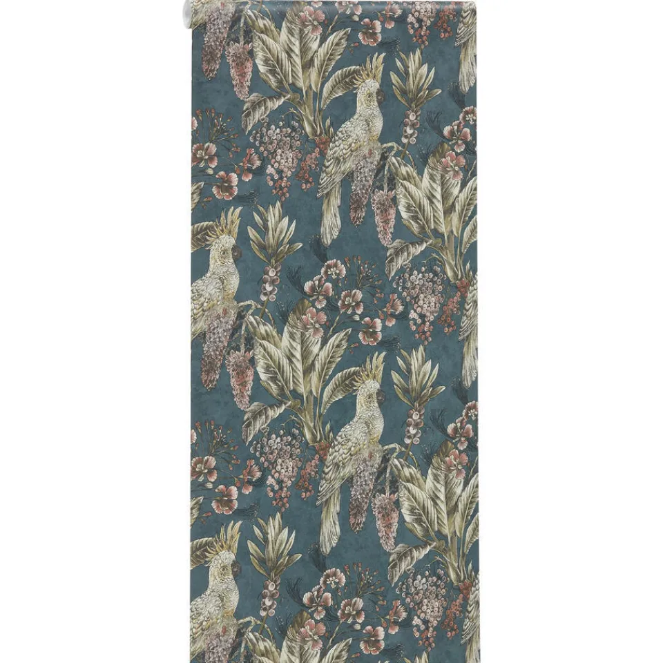 Kwantum Behang Frank Blauw