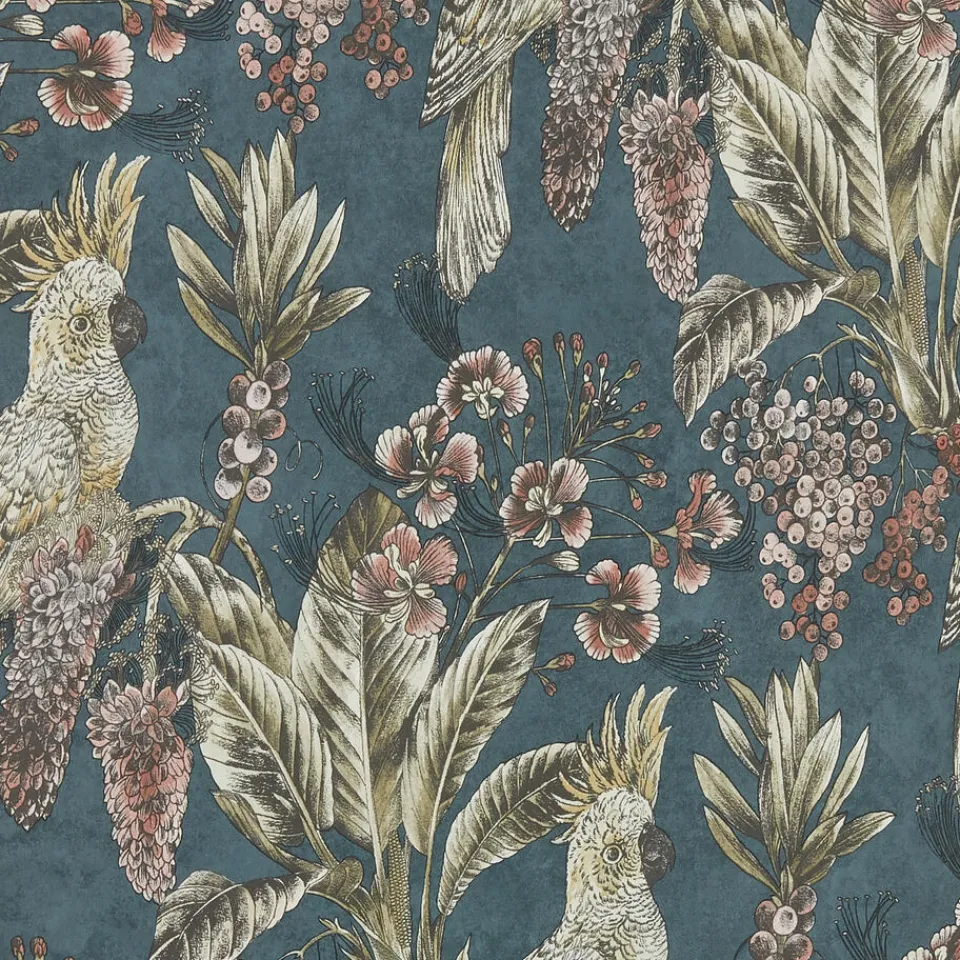 Kwantum Behang Frank Blauw