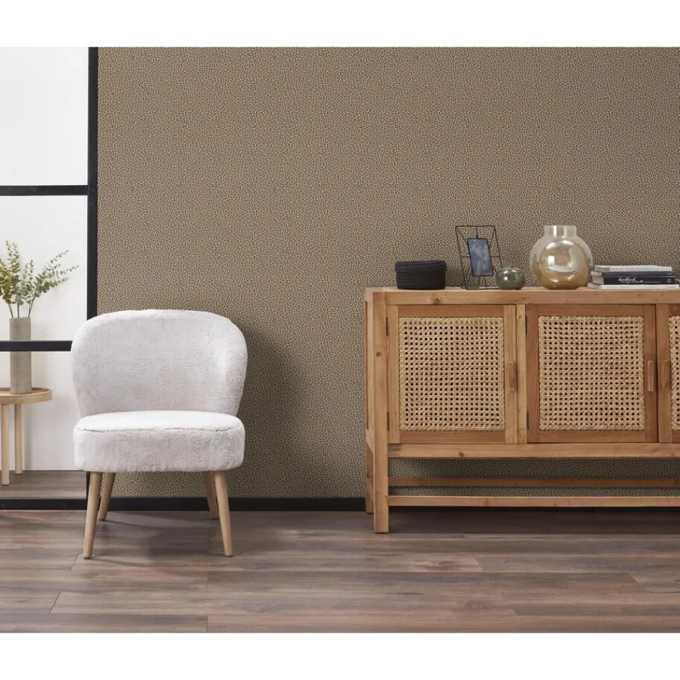 Kwantum Behang Romana Zwart Goud