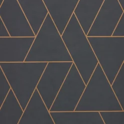 Kwantum Behang Ties Antraciet