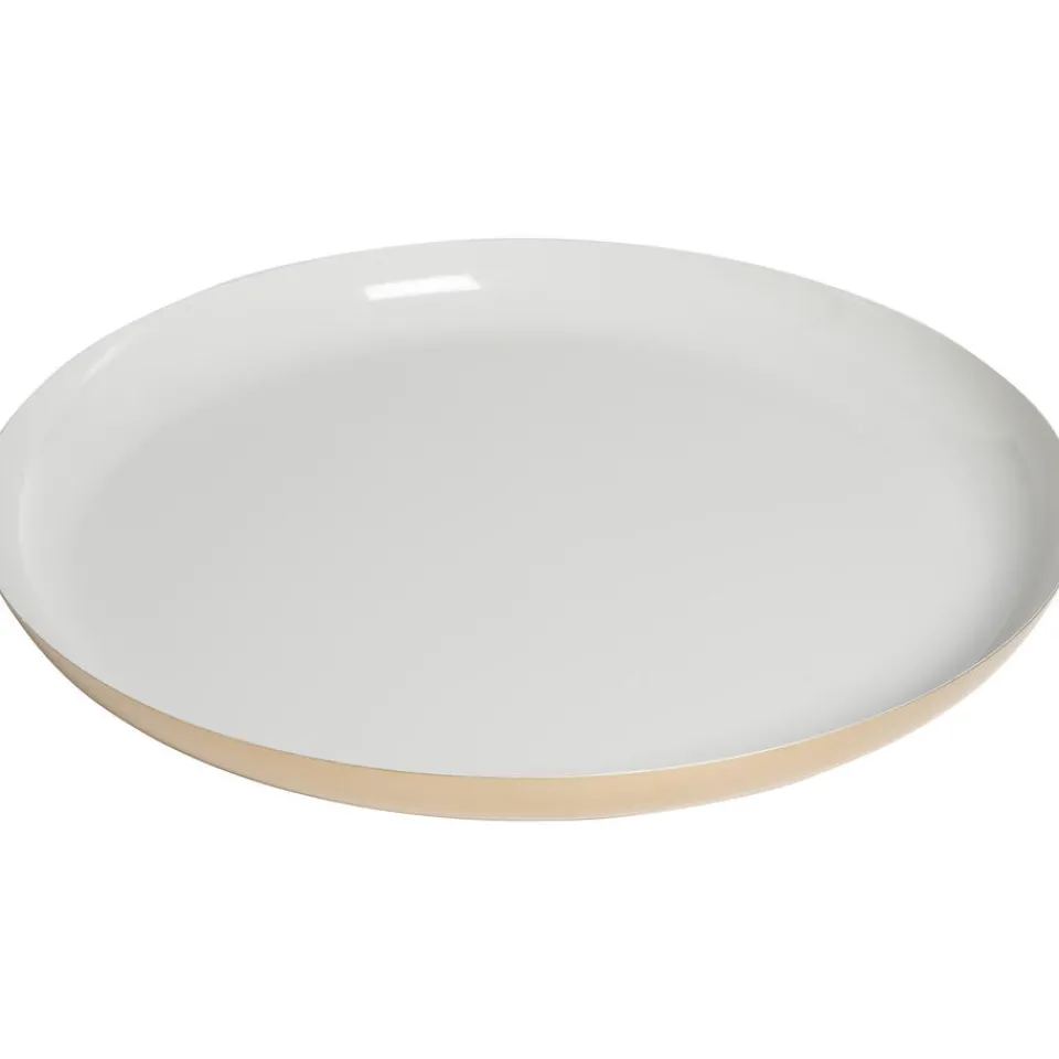 Kwantum Dienblad Toula Metaal Off-White
