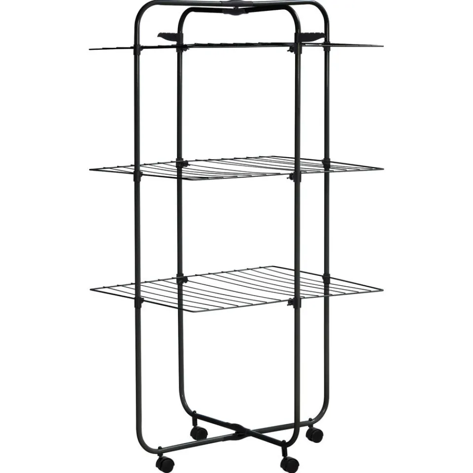 Kwantum Droogtoren 3 Laags Zwart