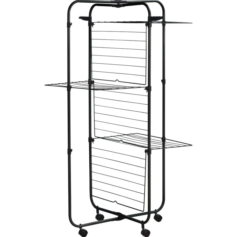 Kwantum Droogtoren 3 Laags Zwart