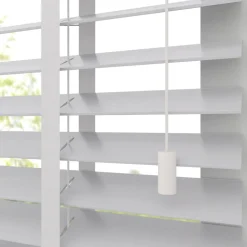 Kwantum Fenstr Bamboe Jaloezie Wessel Wit 50mm