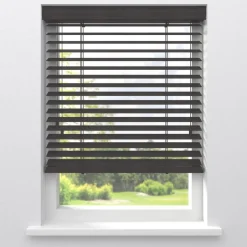 Kwantum Fenstr Bamboe Jaloezie Wietze Bruin 50mm