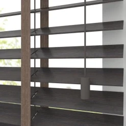 Kwantum Fenstr Bamboe Jaloezie Wietze Bruin 50mm