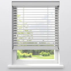 Kwantum Fenstr Houten Jaloezie Hein Off-White 50mm