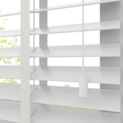 Kwantum Houtlook Jaloezie Floris Wit 50mm