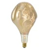 Kwantum LED Lamp 16,5x28 Cm Champagne E27 Dimbaar