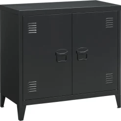 Kwantum Lockerkast Leipzig 2-Deurs Zwart