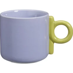 Kwantum Mok Met Oor Shapes Lila-Groen 300ml