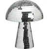 Kwantum Object Paddenstoel Disco Zilver - 20x20x24 Cm