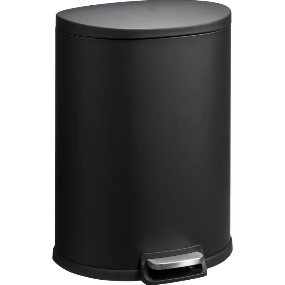 Kwantum Pedaalemmer Flatback 50 Liter Zwart