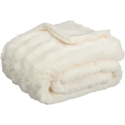 Kwantum Plaid Aussois Crème 130x160 Cm