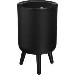 Kwantum Prullenbak Pootjes 7 Liter Zwart