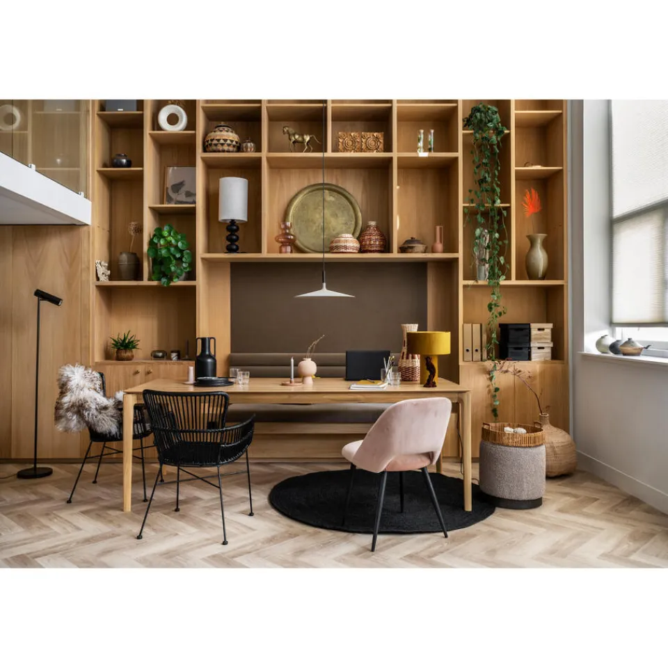 Kwantum Vloerlamp Cura Zwart