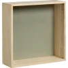 Kwantum Wanddecoratie Hout Olijfgroen Maat L 30x10x30 Cm